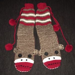 Nick and Nora monkey slippers